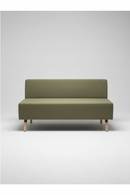 USED ERG International Armless Sofa – Green Fabric, 54"