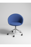 USED Guest Chair – Huddle Room Chair with Blue Fabric