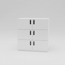 USED Lockers – Grey, 36"W x 18"D x 40"H