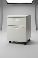 USED Mobile Box/File Pedestal – White