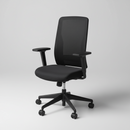 USED Around Task Chair – Fabric Seat and Mesh Back with Lumbar Support, Black