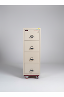USED FireKing 4-Drawer Vertical File Cabinet