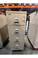 USED FireKing 4-Drawer Vertical File Cabinet