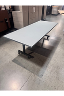 USED Mobile Dining Table – Light Green, 36" x 90"