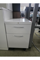 USED  HON Flagship Metal Mobile Box/File – White