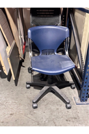 USED Task Chair – Mid-Back Armless, Plastic Navy Finish