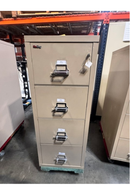USED FireKing 4-Drawer Vertical File Cabinet
