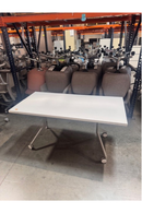 USED Training Table – 60"W x 18"D, White