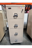 USED FireKing 4-Drawer Vertical File Cabinet