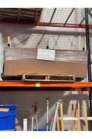 USED ERG Armless Sofa – 72" Brown Fabric