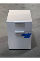 USED Mobile Box/File Pedestal – White and Asian Sand