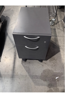 USED Metal Mobile Box/File – Dark Grey