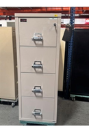 USED FireKing 4-Drawer Vertical File Cabinet