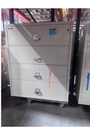 USED FireKing 4 Drawer Lateral File – Gray