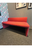 USED Steelcase Armless Sofa – Red Fabric, 57"