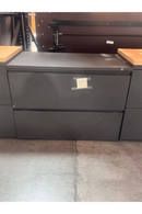 USED 2-Drawer Lateral File Cabinet – Charcoal