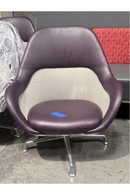 USED Purple Lounge Chair – Purple and Mesh Design