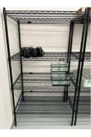 USED ULINE 4-Level Shelving Rack – Black