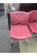 USED Olson Stackable Chair – Mulberry Shell