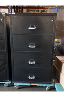 USED FIREKING - 4 Drawer Lateral File – Black