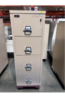 USED FireKing 4-Drawer Vertical File Cabinet