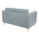 Office Star Products SOFÁ DE DOS PLAZAS JPACIFIC EN TELA GRIS CARBÓN - PAC52-U42
