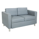 Office Star Products SOFÁ DE DOS PLAZAS JPACIFIC EN TELA GRIS CARBÓN - PAC52-U42