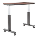 Office Star Products HT ADJ TBLE 2/CAJAS CUBIERTA MAH/BASE NEG 48X24 KD - PHAT2448M3