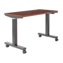 Office Star Products HT ADJ TBLE 2/CAJAS CUBIERTA MAH/BASE NEG 48X24 KD - PHAT2448M3