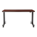 Office Star Products ADJ TBL 2/CTNS MAH TOP/BLK BASE 60X24 KD - PHAT2460M3