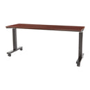 Office Star Products ADJ TBL 2/CTNS MAH TOP/BLK BASE 72X24 KD - PHAT2472M3