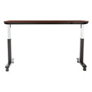 Office Star Products ADJ TBL 2/CTNS MAH TOP/BLK BASE 72X24 KD - PHAT2472M3