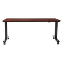 Office Star Products ADJ TBL 2/CTNS MAH TOP/BLK BASE 72X24 KD - PHAT2472M3