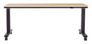 Office Star Products ADJ TBL 2/CTNS MPL TOP/BLK BASE 72X24 KD - PHAT2472P3