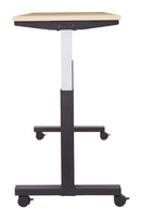 Office Star Products ADJ TBL 2/CTNS MPL TOP/BLK BASE 72X24 KD - PHAT2472P3