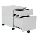 Office Star Products PEDESTAL MÓVIL CAJONES/ARCHIVADOR, 56 CM PROFUNDIDAD, PLATEADO - PM22BF