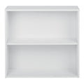 OSP Designs by Office Star Products PRADO 30" 2 SHELF BOOKCASE, 3/4" SHELF WHITE - PRD3230