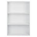 OSP Designs by Office Star Products PRADO 48" 3-SHELF BOOKCASE WITH 3/4" SHELVES AND 2 ADJUSTABLE SHELVES IN BLACK - PRD3248