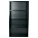 OSP Designs by Office Star Products PRADO 60" 4-SHELF BOOKCASE WITH 3/4" SHELVES AND 2 ADJUSTABLE/ 2 FIXED SHELVES IN WHITE - PRD3260