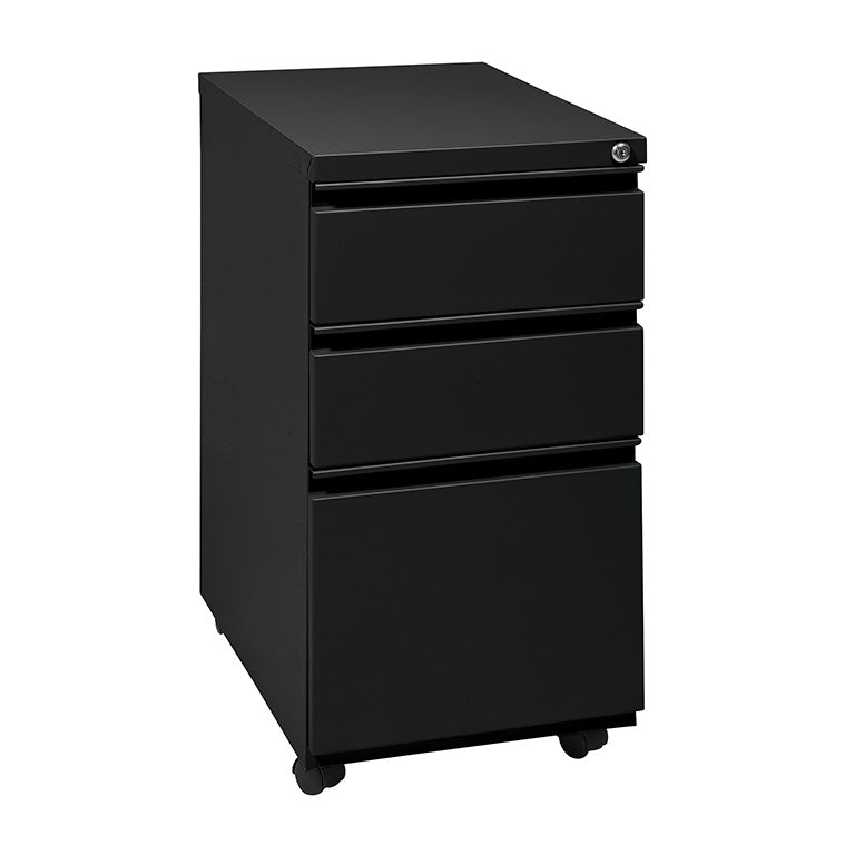 Office Star Products 22" CLOSED TOP PEDESTAL WITH CASTERS - PTC22BBF