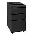 Office Star Products 22" OPEN TOP PEDESTAL WITH ADJUSTABLE GLIDES - PTO22BBF