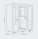 Double Office Sound Pod – 2 Person
