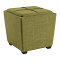 Ave Six by Office Star Products ROCKFORD STORAGE OTTOMAN IN DOVE - RCK361-M