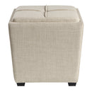 Ave Six by Office Star Products OTOMANA DE ALMACENAMIENTO ROCKFORD EN GRIS PALOMA - RCK361-M