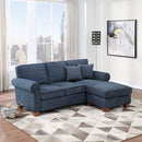 Ave Six by Office Star Products Sofá Seccional con Brazos Redondeados RYLEE