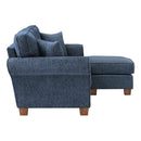 Ave Six by Office Star Products Sofá Seccional con Brazos Redondeados RYLEE
