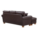 Ave Six by Office Star Products Sofá Seccional con Brazos Redondeados RYLEE