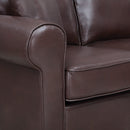 Ave Six by Office Star Products Sofá Seccional con Brazos Redondeados RYLEE