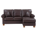Ave Six by Office Star Products Sofá Seccional con Brazos Redondeados RYLEE