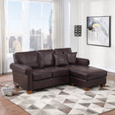 Ave Six by Office Star Products Sofá Seccional con Brazos Redondeados RYLEE